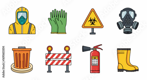 Safety Equipment and Protective Gear for Hazardous Environments.
