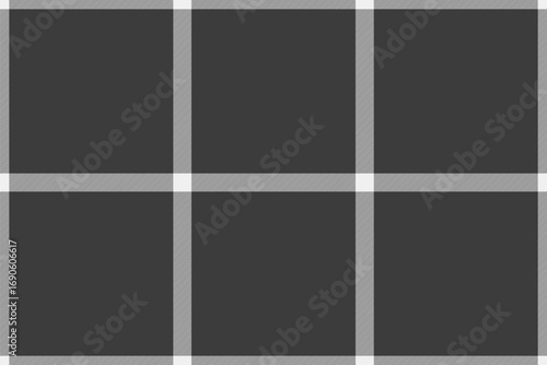 Elegant monochrome plaid pattern. Gray and white textile. Ideal for backgrounds, fashion, or graphic design projects seeking a classic touch.