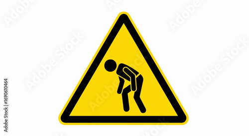 Warning Sign - Person Experiencing Fatigue.