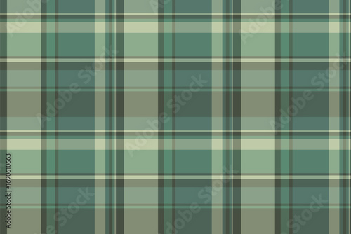 Femininity textile seamless background, dreamy vector fabric texture. Show tartan plaid check pattern in pastel and mint colors.