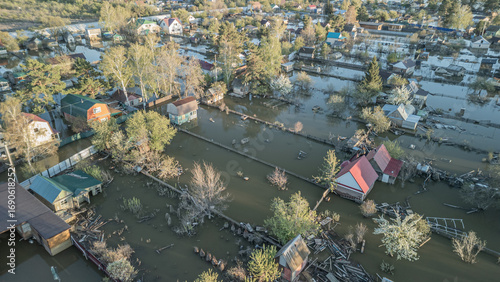 Global warming,climate change.Tsunami.Storms and destruction.Floods on the planet.The apocalypse, catastrophes.Natural disasters the riot.The remnants of human life are floating in dirty water.The end