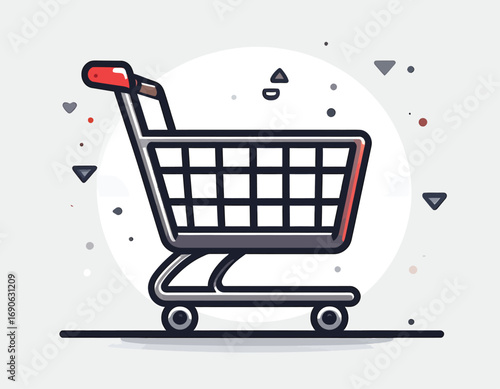 Shopping Cart Illustration.
