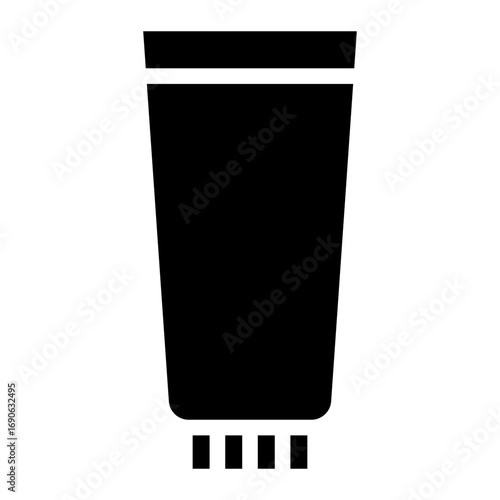  For all skin types icon glyph style vector illustration
