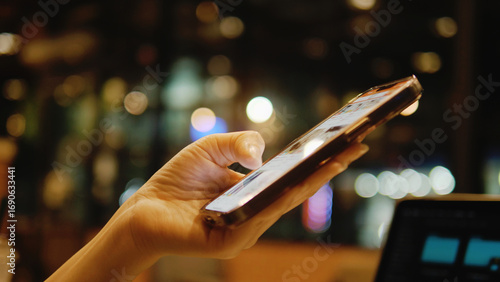 Smartphones and social media, communication and online work, online shopping and financial transactions.