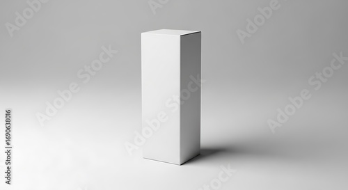 Blank White Box Mockup.