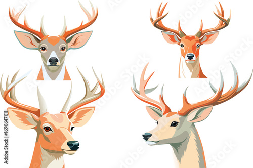 deer silhouette colour
