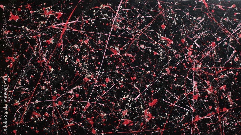 Naklejka premium Abstract paint splashes