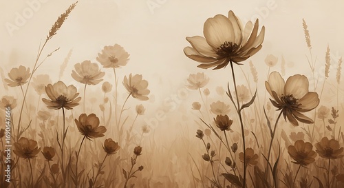 Sepia Dawn's Embrace