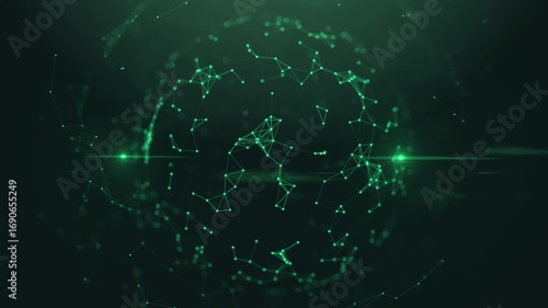 Digital Data Connection Plexus Technology Background