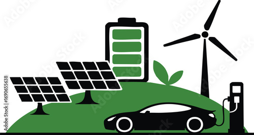 wind turbine and green energy