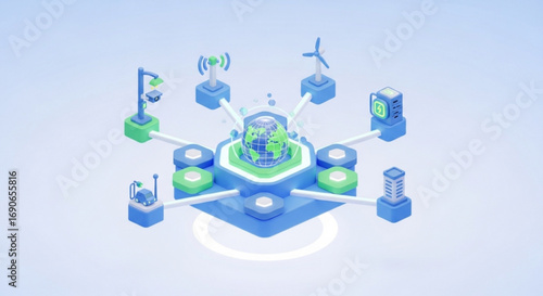 Smart city technology and infrastructure internet of things iot solutions for sustainable urban development
