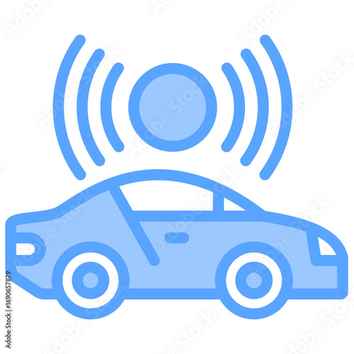 Autonomous Car Icon