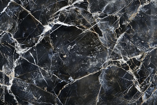 Wallpaper Mural Photo of Black kitchen marble top pattern with white veins. Background texture for backdrops or mapping Torontodigital.ca