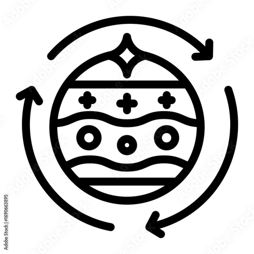 This Revitalizing icon is suitable for use in Skincare, Dermatology, and related fields.