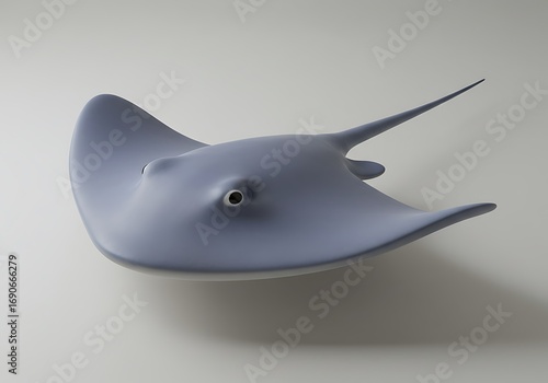 Serene Stingray: A 3D Glimpse