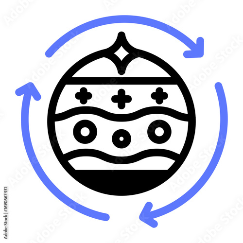 This Revitalizing icon is suitable for use in Skincare, Dermatology, and related fields.
