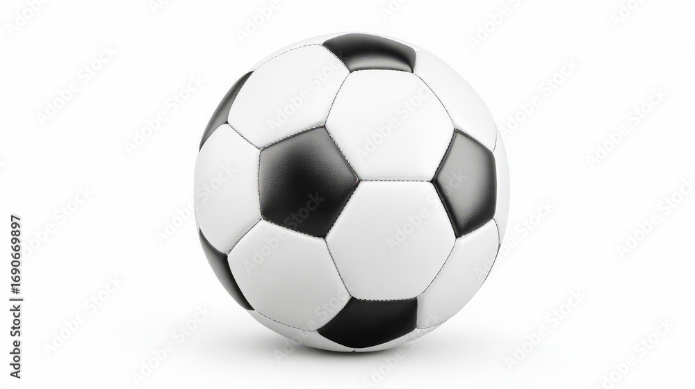 Fototapeta premium soccer ball isolated on white