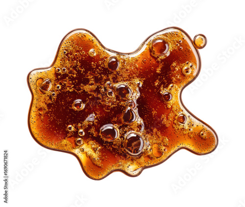 Pouring cola beverage spill kitchen counter drink