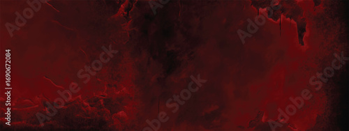 Dramatic red grunge background with gothic artistic intensity