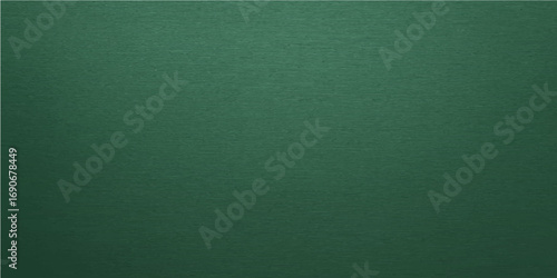 Textured green fabric canvas wallpaper with a vintage blank chalkboard background