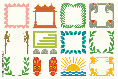 Sri Lanka Cultural Postage Stamp Design Traditional Art and Heritage
