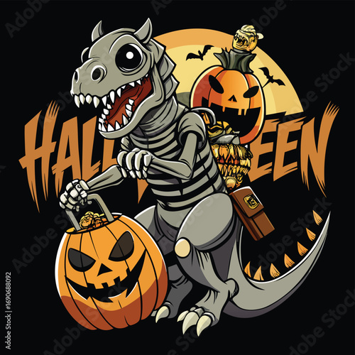 Skeleton graphic design for black t shirt apparel