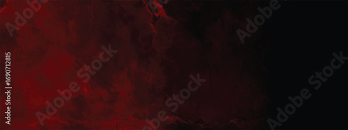 Gothic horror background with smoky red and black textures