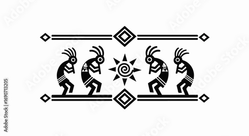 Kokopelli Motif - Native American Art and Symbolism.