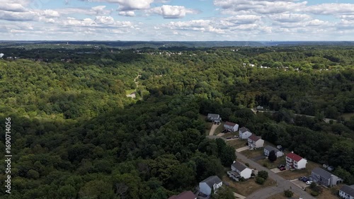 Timelapse over a rural community 