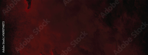 Horror themed abstract red and black background with intense mood