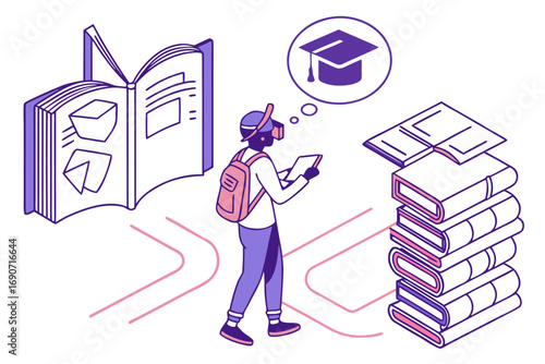 business woman drawing a graph