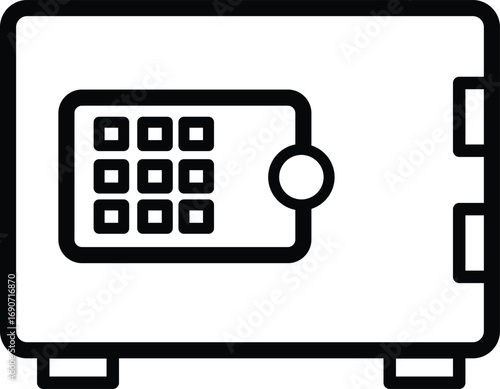 Safe box icon