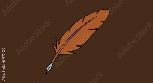 Classic Quill Pen for Writing and Calligraphy.