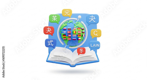 Language learning and translation services for global communication and international education online study