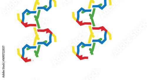 DNA double helix structure illustration.