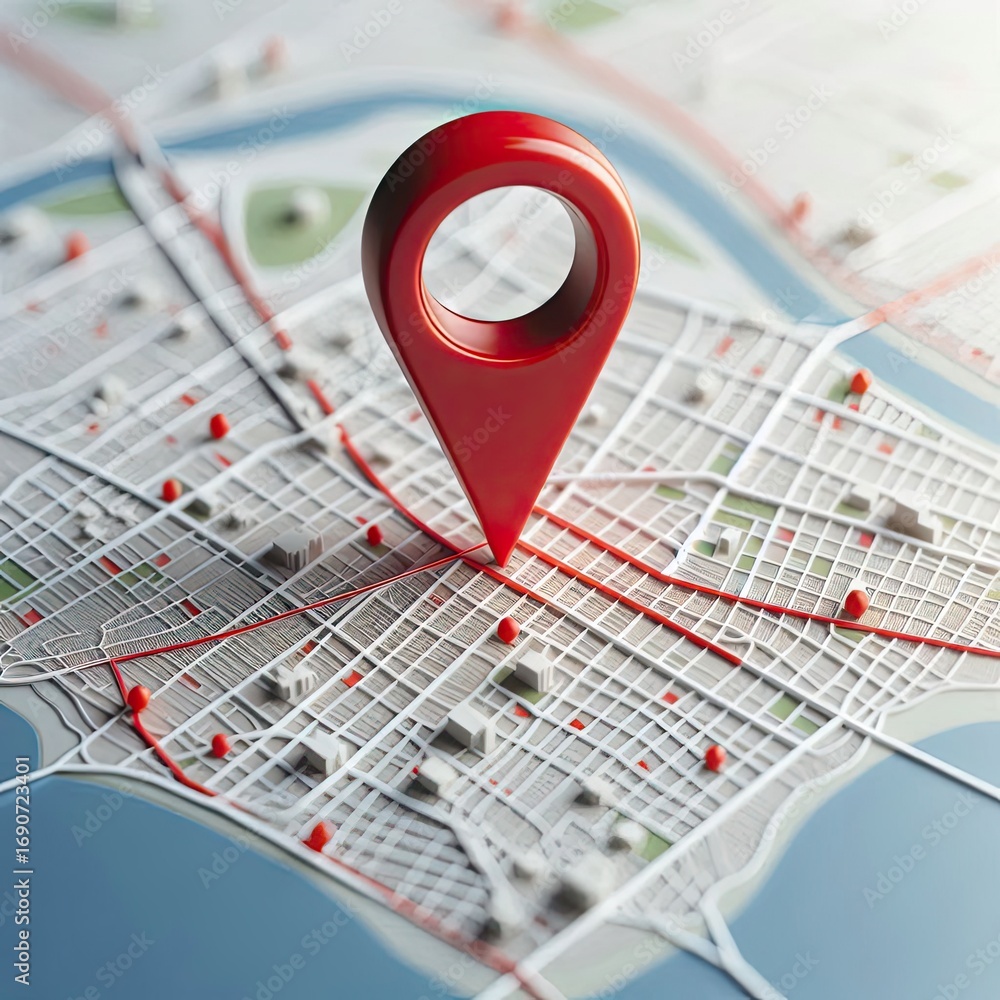 Fototapeta premium map