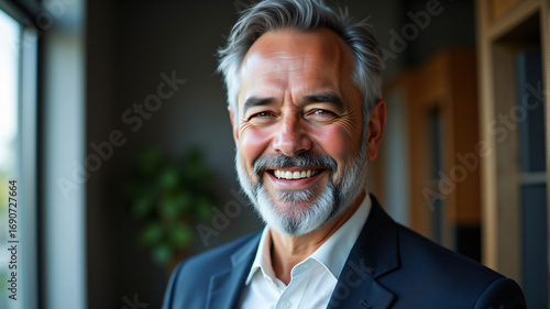 Wallpaper Mural Professional Senior Man with a Warm Smile Torontodigital.ca