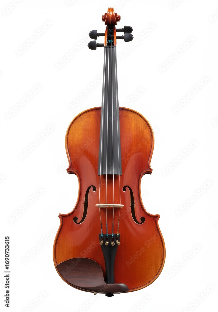 Fototapeta premium Violin craftsmanship in studio setting