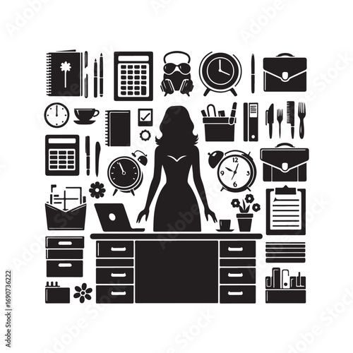 Desk Organizer Vector (2).eps