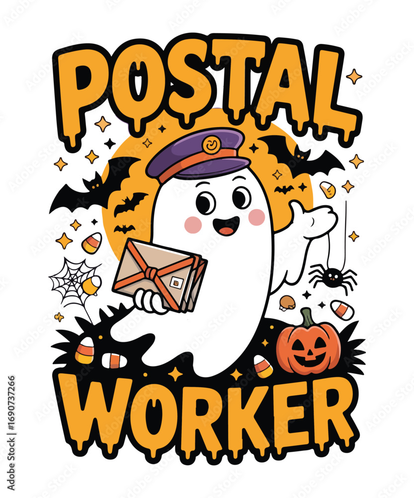 Fototapeta premium Postal worker
