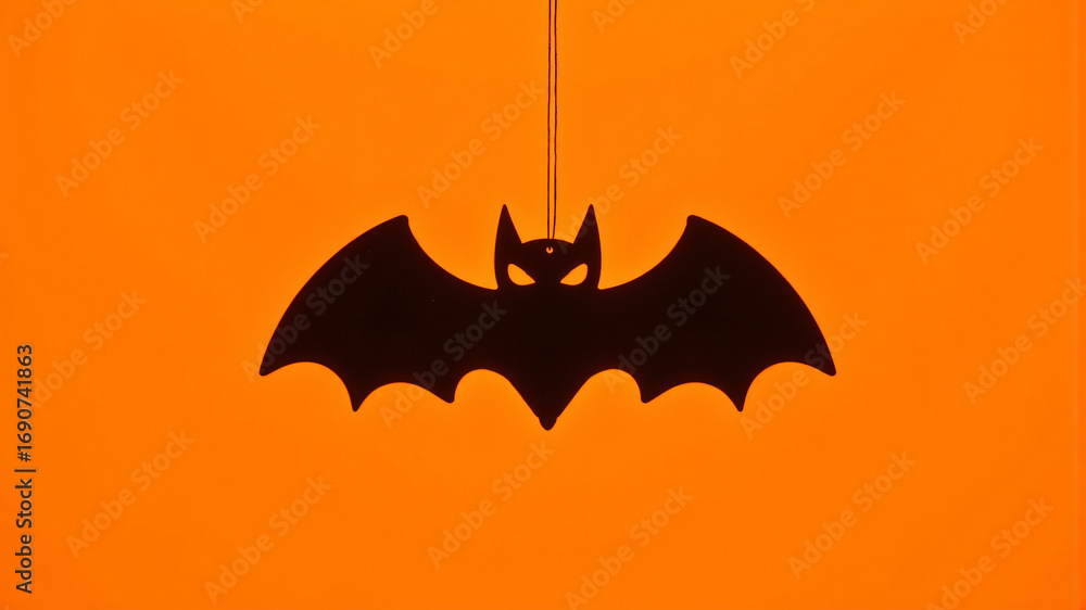 Fototapeta premium Spooky Halloween Bat Decoration for Holiday Celebrations