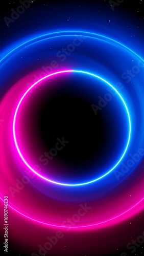 Neon rings in space