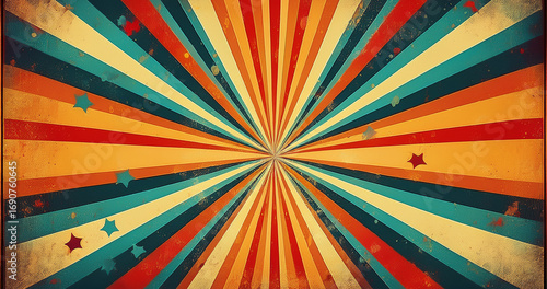 Abstract sun ray star burst backgrounds. Royalty high-quality free best stock of circus background, spiral retro rays vector pattern, grunge texture, circus, carnival, summer fair, chapiteau backdrop