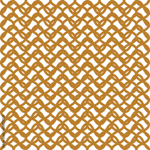 Golden Abstract Repeating Waves Seamless Pattern . fabric pattern	
