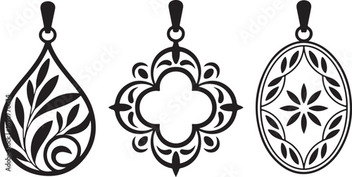Bee & Heart Filigree Earring SVG Bundle 