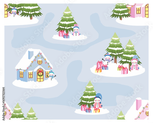 Padrão de Repetição Natal, repetições natal, fundo natal, scrapbook natal, padrão de repetição de vetor de natal, têxteis natal, papel de parede, fundo, banner natal, gingerbread cookie, Christmas