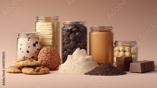 Wallpaper Mural Delicious Baking Ingredients: A Visual Guide to Sweet Treats Torontodigital.ca