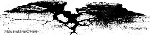Cracked grunge texture design for urban and vintage art projects