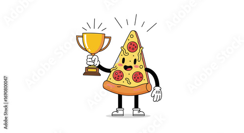 This amazing slice of pizza won the grand prize in the international food competition