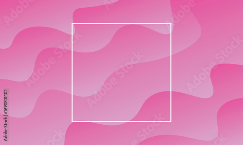Elegant Pink Liquid Background, Abstract shiny light blue smooth waves banner design. Vector wavy header background